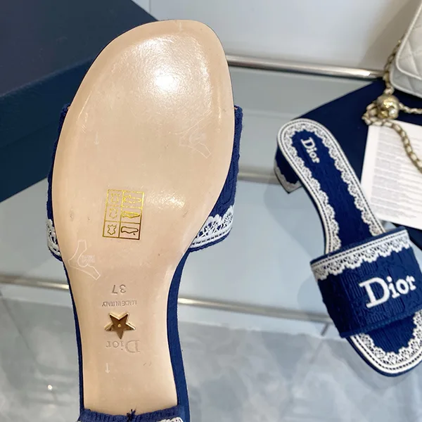 稀少☆ディオール Dentelle ヒールスライド N級品☆ KCO530OCCS32N