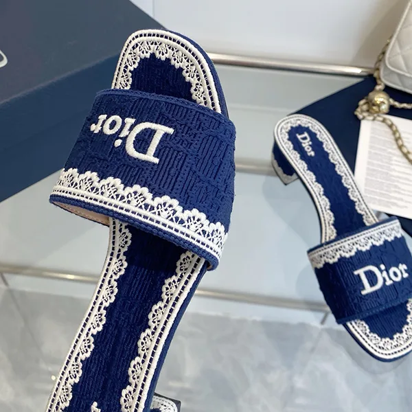 稀少☆ディオール Dentelle ヒールスライド N級品☆ KCO530OCCS32N