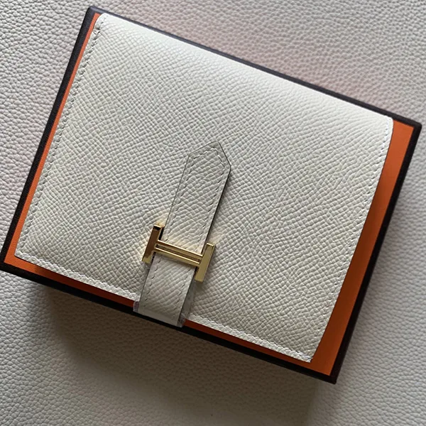 *エルメス*Bearn ベアン コンパクト 財布 エプソム×ゴールド金具 H039790CC