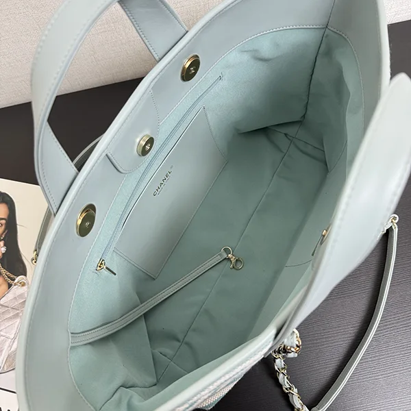 爽やかなボーダー♡【シャネル スーパーコピー】ドーヴィル トートバッグ AS6007