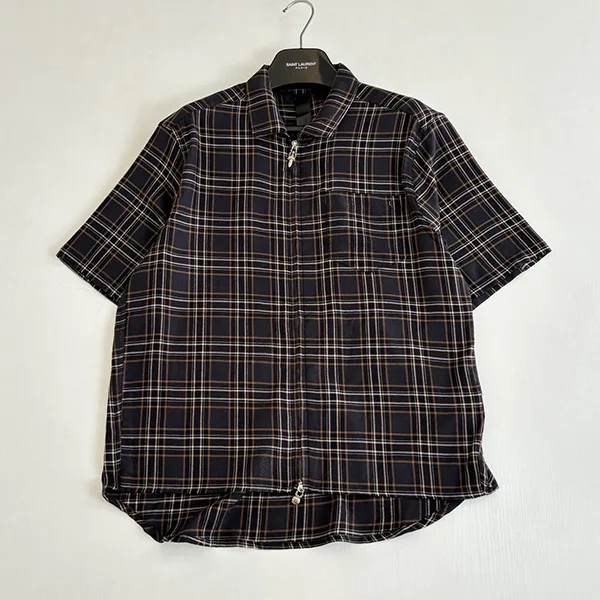 クロムハーツ コピー HEYWOOD SS ヘイウッドショートスリーブ 半袖チェックシャツ Kuu00040