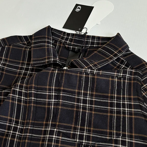 クロムハーツ コピー HEYWOOD SS ヘイウッドショートスリーブ 半袖チェックシャツ Kuu00040