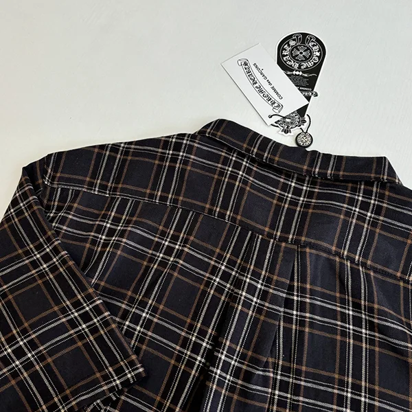 クロムハーツ コピー HEYWOOD SS ヘイウッドショートスリーブ 半袖チェックシャツ Kuu00040