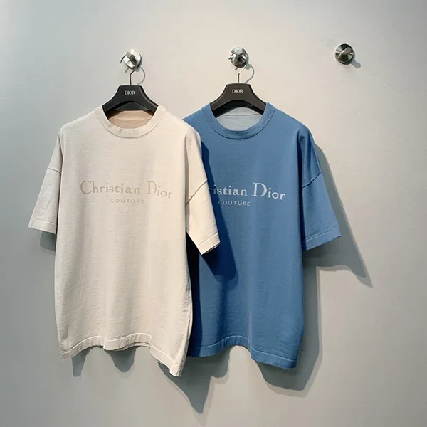 【クラシックスタイル☆】ディオール Christian ディオール 偽物 Couture Tシャツ 2色 593M647