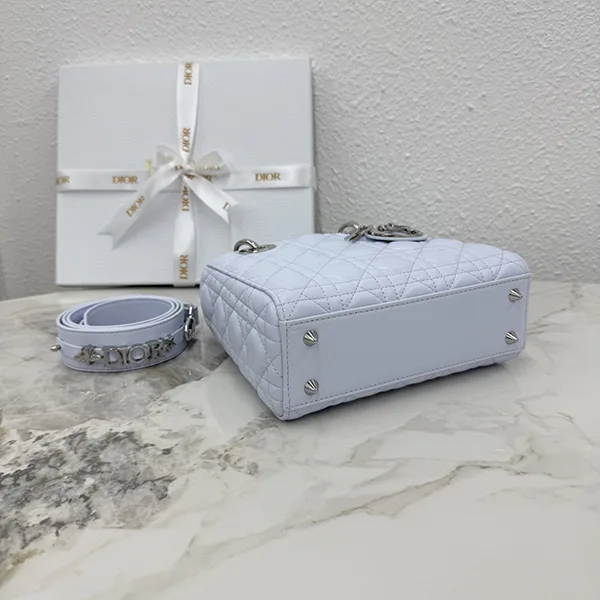 【キーリングがアクセント☆】レディディオールバッグ コピー ミニ M0505PNGE