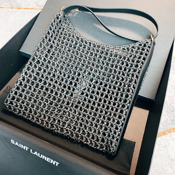 【お洒落☆】サンローラン YSL スーパーコピー カサンドラ ショルダーバック ラフィア ロゴ入 2色 Sak96370
