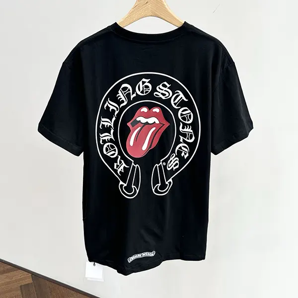 ★安心 クロムハーツ ローリングストーンズコラボ Tシャツ 半袖 Kun74906