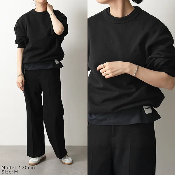 ジルサンダー プラス Tシャツ J40GC0001 JTN254 レディース 半袖 カットソー ロゴT カラー3色