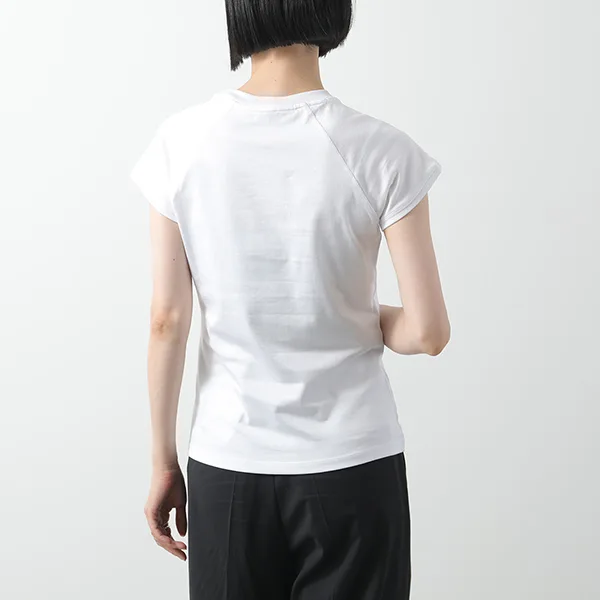 ロエベ Tシャツ SMALL FIT T-SHIRT スモールフィット S359Y22X96 S359Y22XA7 レディース 半袖 カットソー アナグラム 刺繍 カラー2色