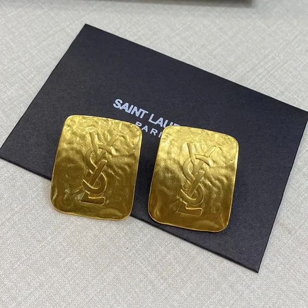 サンローラン YSLロゴ スクエアモチーフ コピー イヤリング Sam41697
