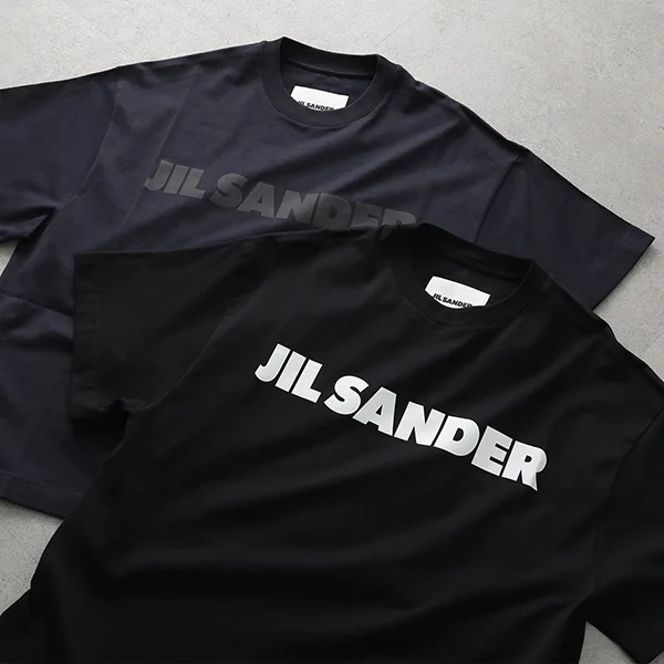 ジルサンダー Tシャツ J02GC0140 J20349 レディース 半袖 カットソー ロゴT コットン クルーネック カラー2色