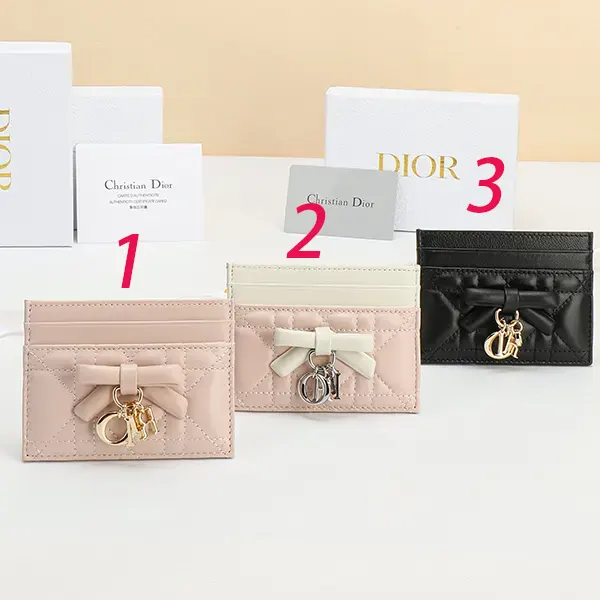 セール新作 ディオール LadyDior Freesia カードホルダー deh53284