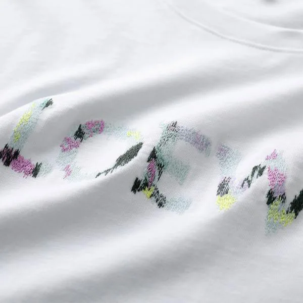 ロエベ 半袖 Tシャツ H526Y22XCM レディース ロゴ刺繍 クルーネック カットソー コットン