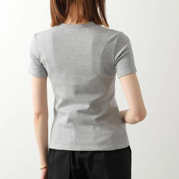 セリーヌ Tシャツ RX0M43O24.09MB レディース トリオンフ 刺繍 ロゴ クルーネック カットソー 半袖 グレー