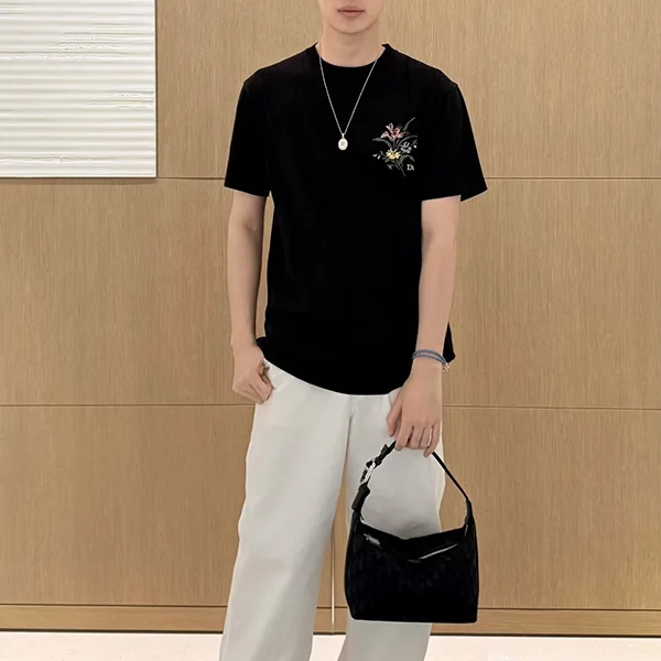 【シンプルかっこいい】ディオール★ディオール シークレット ガーデン Tシャツ C084