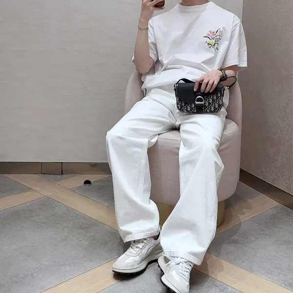 【シンプルかっこいい】ディオール★ディオール シークレット ガーデン Tシャツ C084