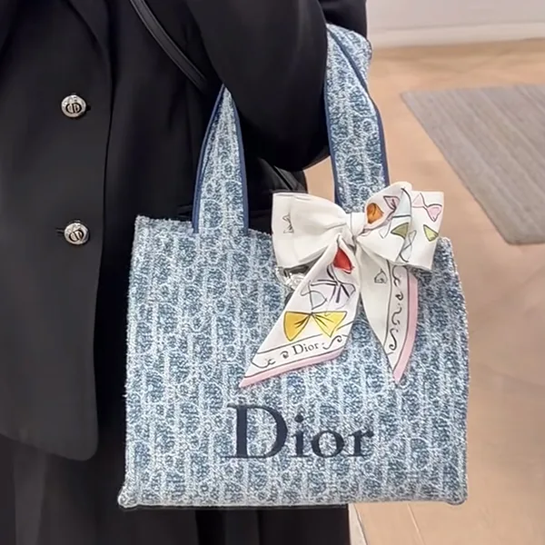 【上品♪】ディオール★ディオリビエラ Spongy Book Tote バッグ スモール M64I