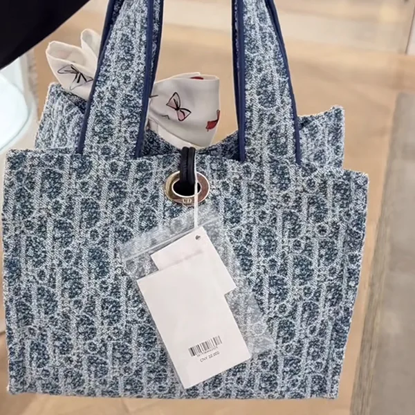 【上品♪】ディオール★ディオリビエラ Spongy Book Tote バッグ スモール M64I