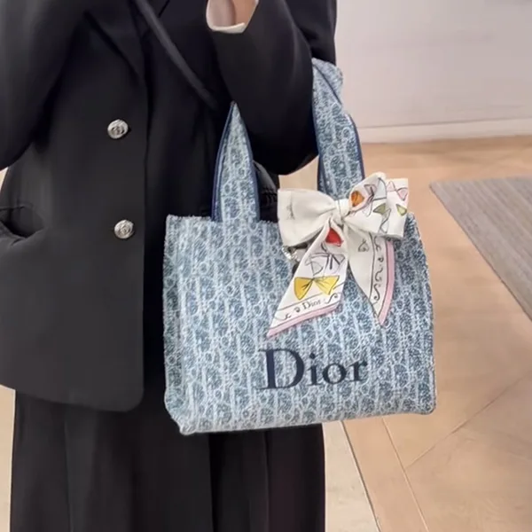 【上品♪】ディオール★ディオリビエラ Spongy Book Tote バッグ スモール M64I