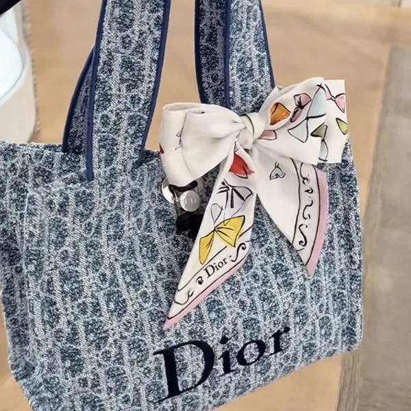 【上品♪】ディオール★ディオリビエラ Spongy Book Tote バッグ スモール M64I