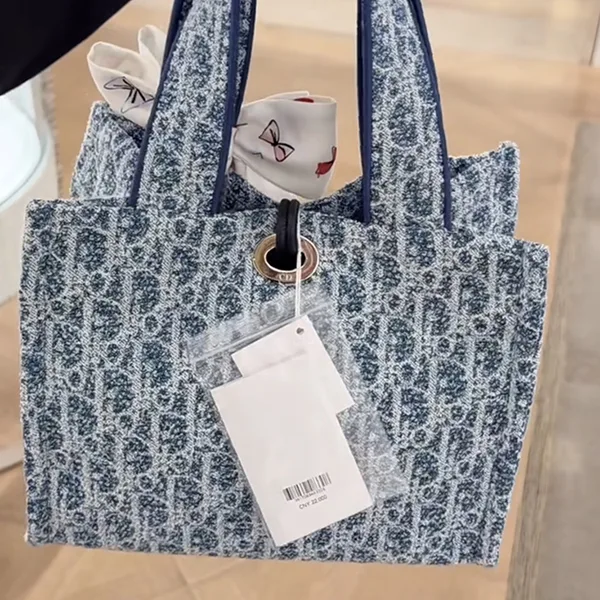 【上品♪】ディオール★ディオリビエラ Spongy Book Tote バッグ スモール M64I