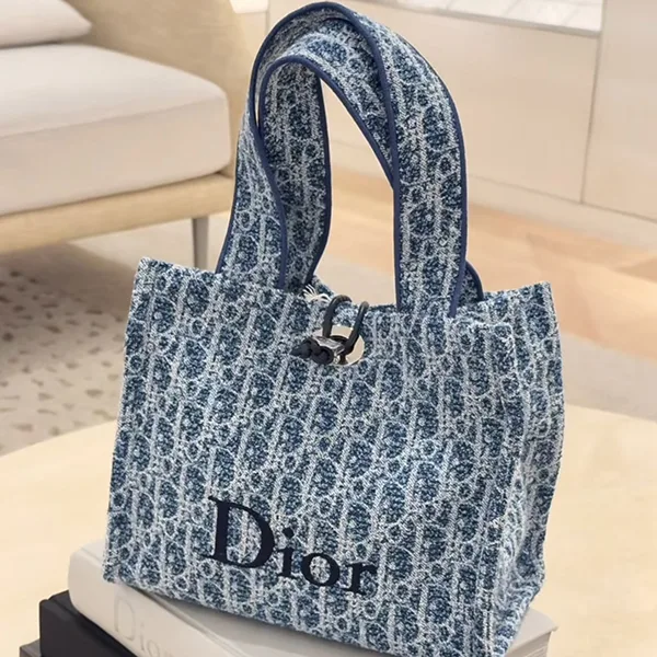 【上品♪】ディオール★ディオリビエラ Spongy Book Tote バッグ スモール M64I