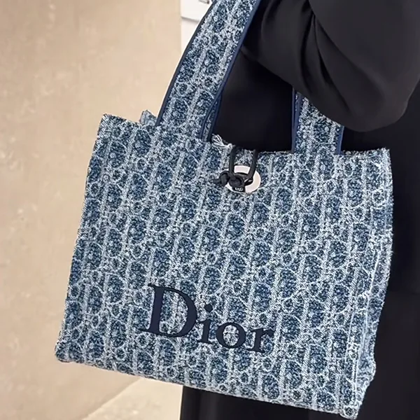 【上品♪】ディオール★ディオリビエラ Spongy Book Tote バッグ スモール M64I