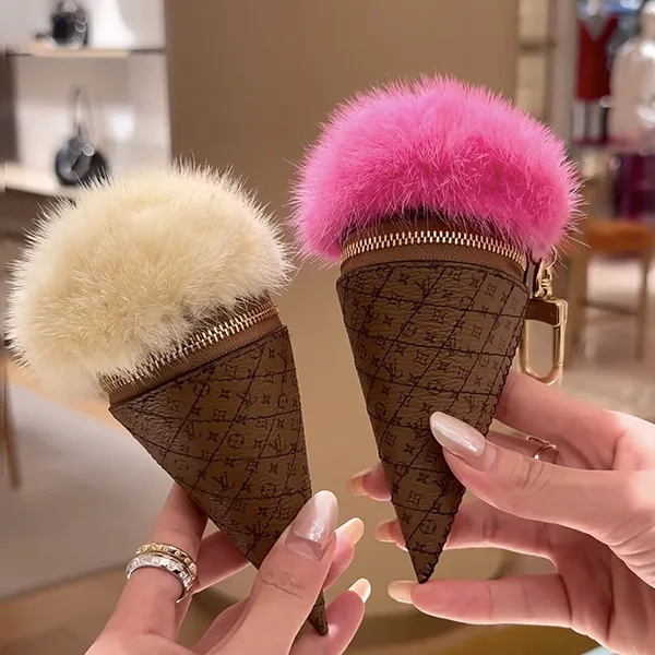 【遊び心♪】ルイヴィトン★バッグチャーム・LV アイスクリーム M03945