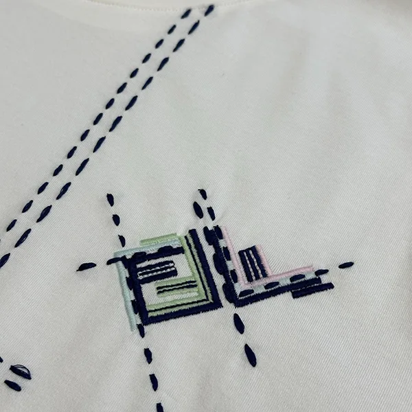 【大特価】フェンディ ホワイトのコットンTシャツ コピー fef94991