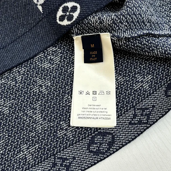 LV x NIGOコラボ ルイヴィトン Tシャツ Short-Sleeved Knitted Crewneck 1AIMB