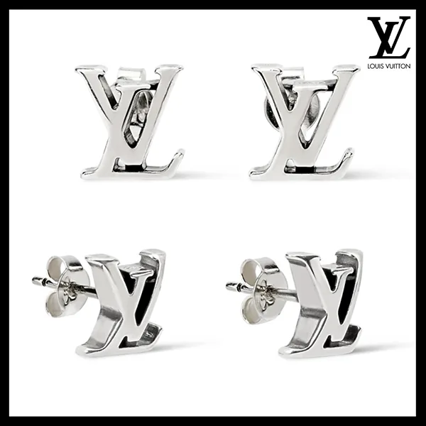 【LVロゴが上品♪】ルイヴィトン★ピアス・LV セーラー M04187