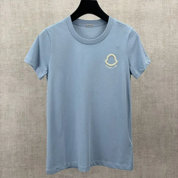 モンクレール N級品 ロゴ刺繍 半袖Tシャツ moh64374