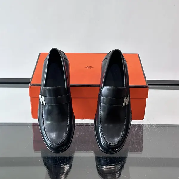 高品質 エルメス コルシボ Milton モカシン mens ert87865