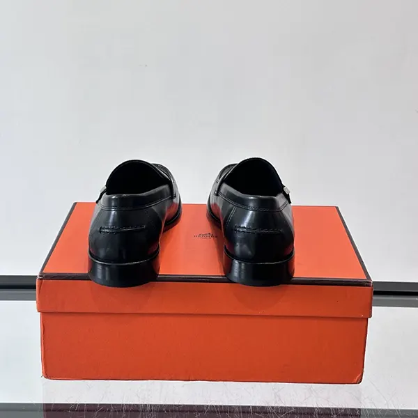 高品質 エルメス コルシボ Milton モカシン mens ert87865