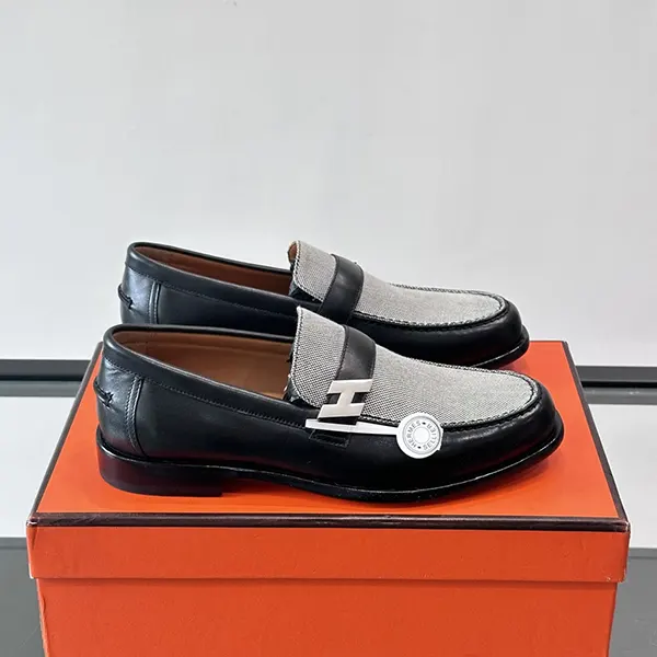 エルメス Hバックル Milton モカシン baa95509