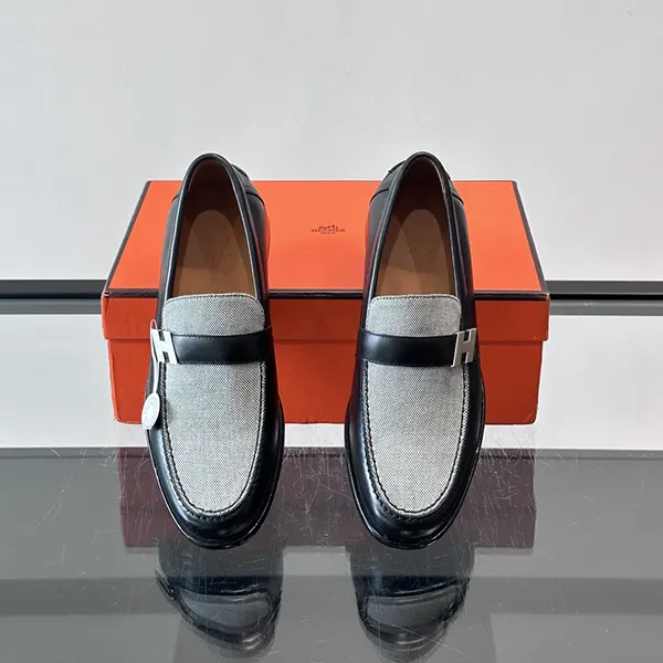 エルメス Hバックル Milton モカシン baa95509