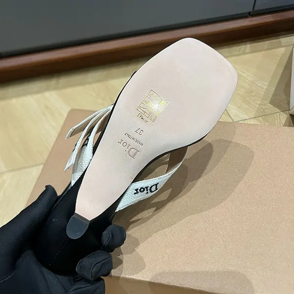 使い勝手良し ディオール リボンストラップ トング サンダル det26098