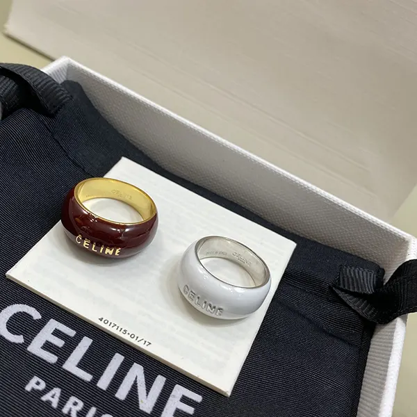 追跡付 セリーヌ サルキー リング エナメル ブラス Ced86743