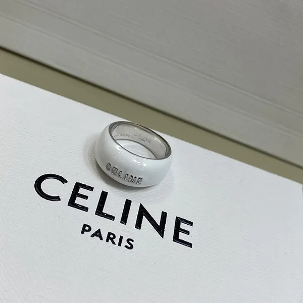 追跡付 セリーヌ サルキー リング エナメル ブラス Ced86743