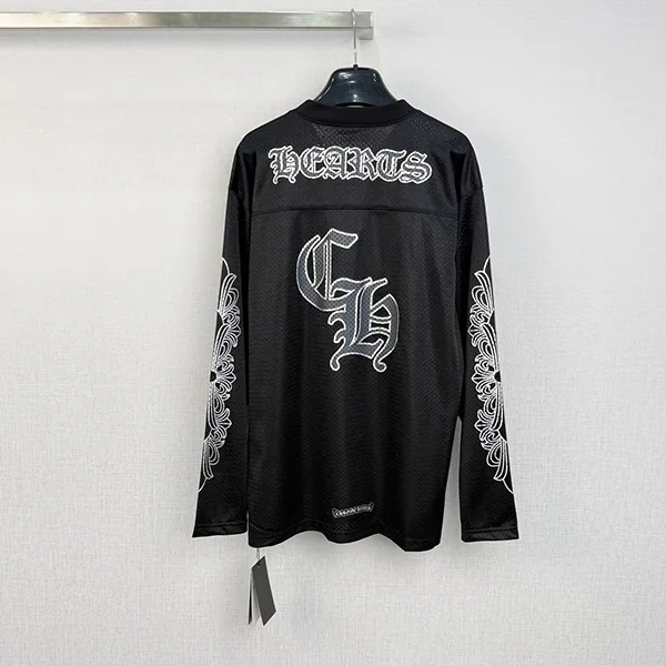 絶対欲しい!クロムハーツ MESH WARM UP JERSEY メッシュ クロス ロンT Kut73984