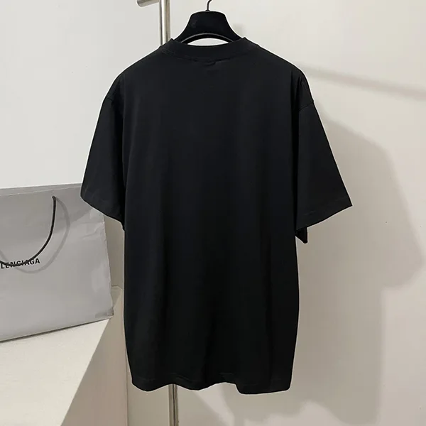 【バレンシアガ】プリント コットンジャージー Tシャツ コピー bad15680