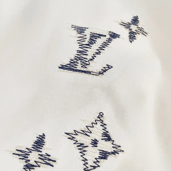 上品LVロゴ☆【ルイヴィトン】シグネチャーTシャツ 偽物 1AK7G5