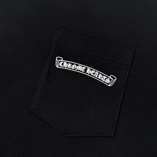 クロムハーツ スクロール Tシャツ コピー Scroll Tee blk Kuk82975