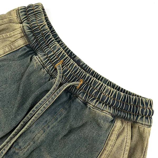 【注目!】AMIRI スポーツデニムトラック パンツ スーパーコピー AMBMJE1037
