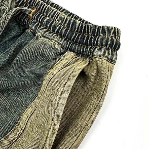 【注目!】AMIRI スポーツデニムトラック パンツ スーパーコピー AMBMJE1037