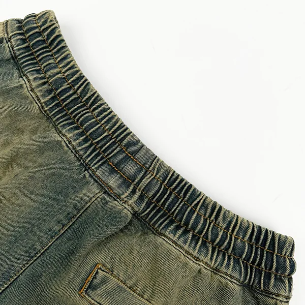 【注目!】AMIRI スポーツデニムトラック パンツ スーパーコピー AMBMJE1037