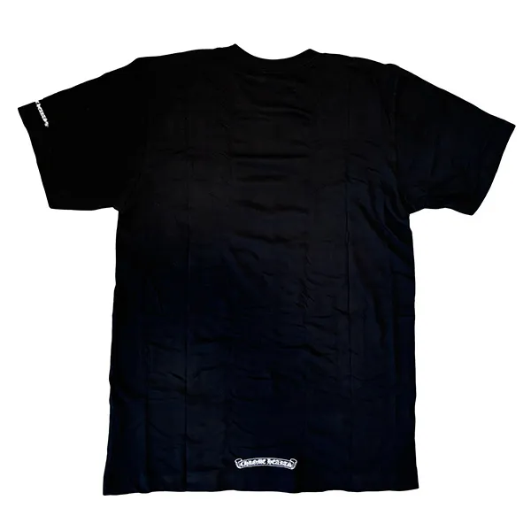 クロムハーツ ネックロゴ ショートスリーブ ティー ポケット Tシャツ クルー Kul44671