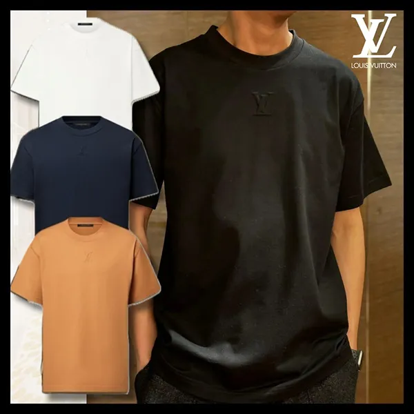 全5色 マストハブ 型押しロゴ刺繍 [ルイヴィトン コピー] Tシャツ コットン 1AA5DY