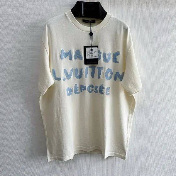 超話題! ルイヴィトン エンブロイダリー コピー シグネチャーTシャツ vud39346