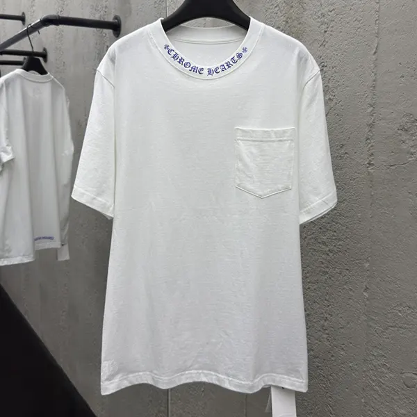 クロムハーツ オリーブ スクリプト ロゴ Tシャツ 激安 ホワイト Kun68421